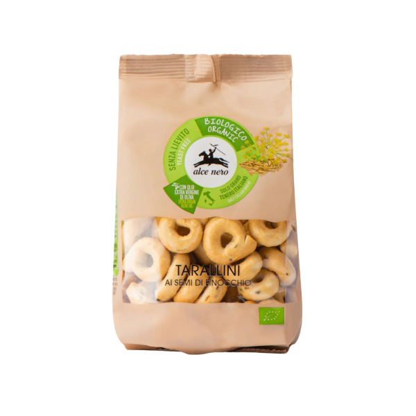 Alce Nero Bio Tarallini mit Fenchelsamen