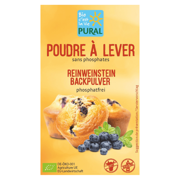 Pural Bio Reinweinstein Backpulver 3x21g