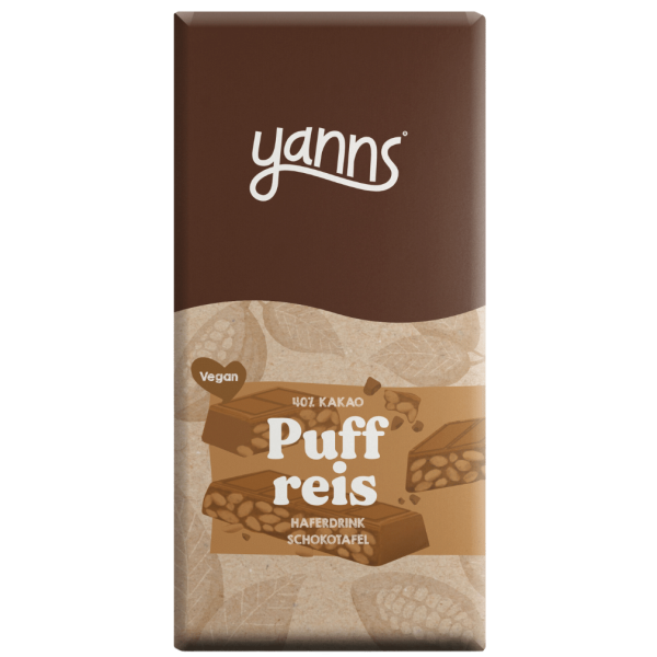 yanns Bio Tafelschokolade Puffreis
