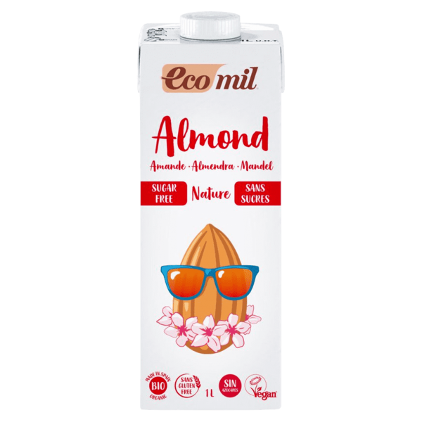 EcoMil Bio Mandel Drink Nature zuckerfrei