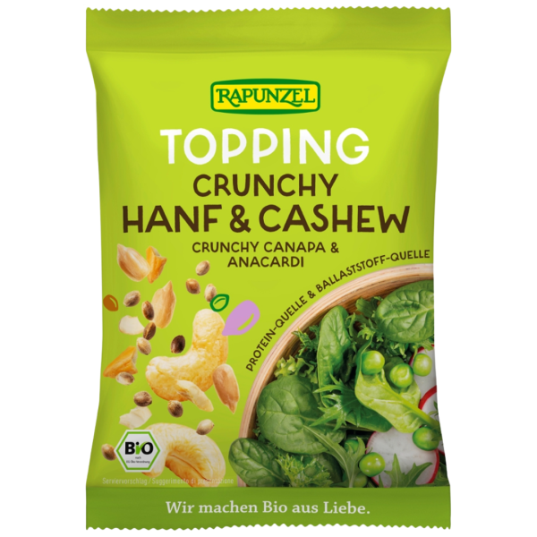 Rapunzel Topping Crunchy Hanf & Cashew