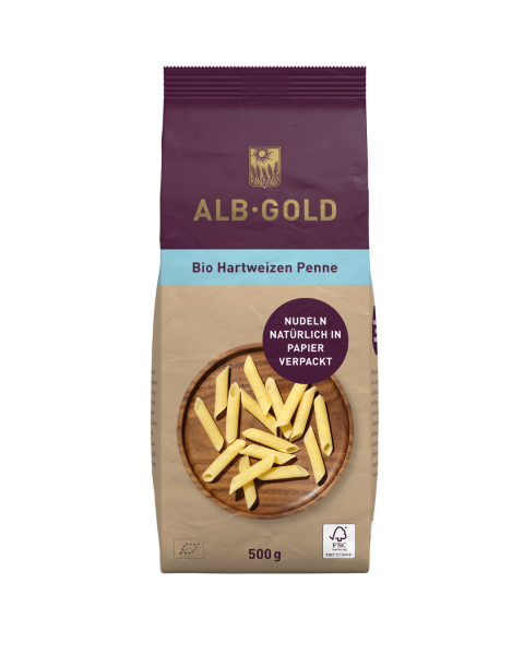 Alb-Gold Bio Hartweizen Pasta Penne