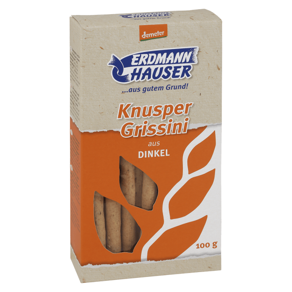 ErdmannHauser Bio Knusper Grissini Dinkel