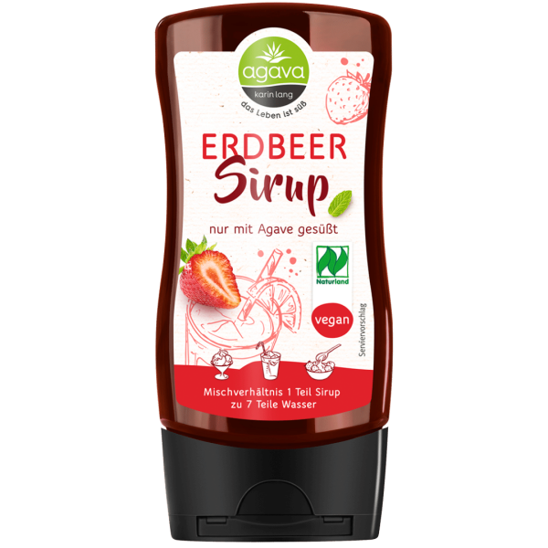 agava Bio Erdbeersirup