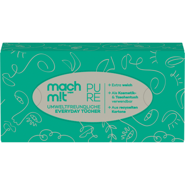 Wepa Mach mit Everyday Tücher Box, 100 St Packung