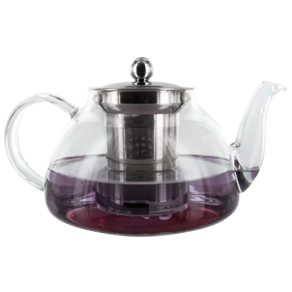 AROMANDISE Glas Teekanne, 0,8L