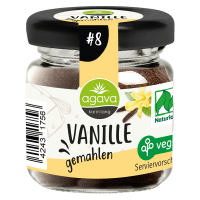 agava Bio Vanille, gemahlen agava Bio Vanille, gemahlen