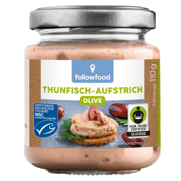 followfood Thunfisch-Aufstrich Olive