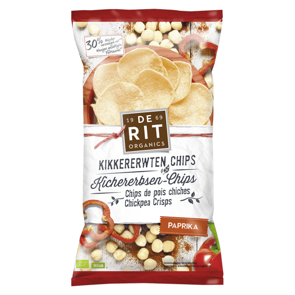 deRit Bio Kichererbsen Chips Paprika 01.09.2023