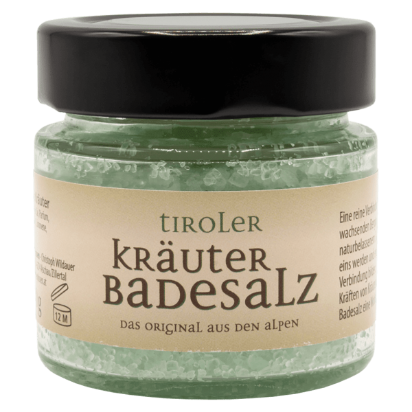 Tiroler Zirbenkissen Badesalz Kräuter