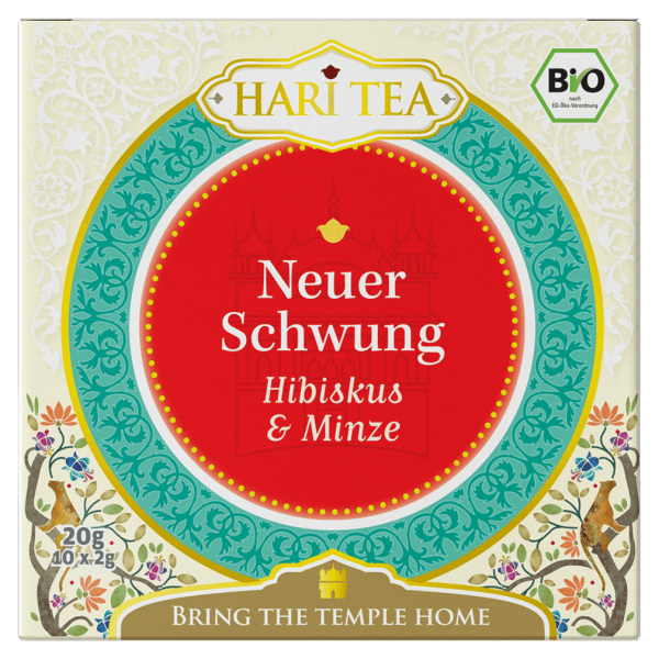 Hari Tea Bio Hibiskus &amp; Minze Neuer Schwung