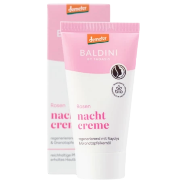Baldini Rosen Nachtcreme demeter, 50ml