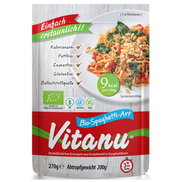 Vitanu Bio Konjak Spaghetti, 270g