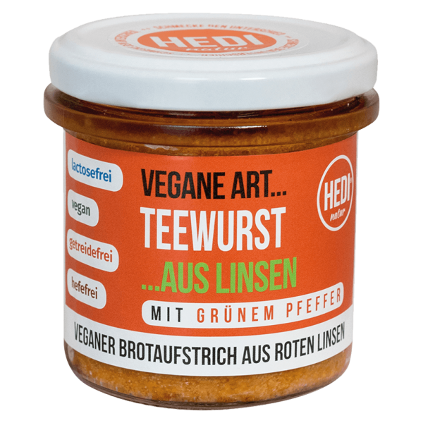 HEDI Natur Bio Vegane Art... Teewurst mit grünem Pfeffer