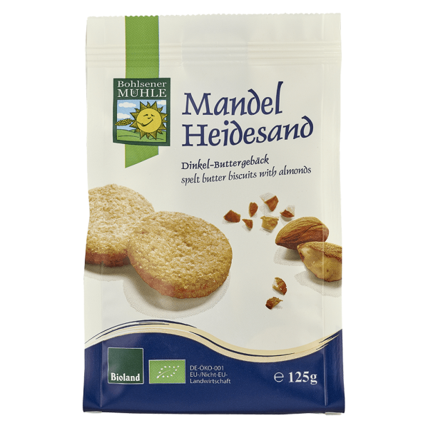 Bohlsener Mühle Bio Mandel Heidesand Dinkel-Buttergebäck