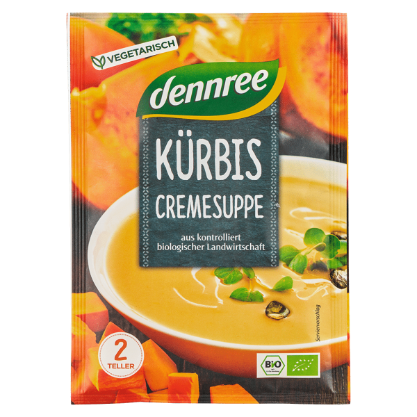 dennree Bio Kürbiscremesuppe