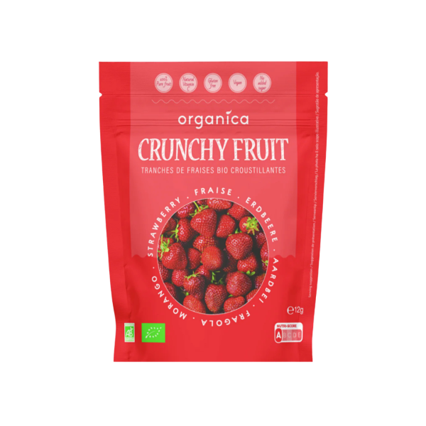 Organica Bio Crunchy Fruit, Erdbeeren