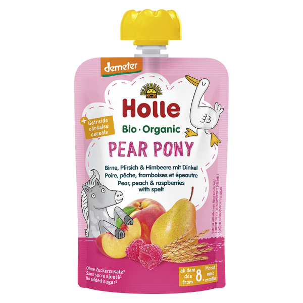 Holle Bio Pear Pony, Birne Pfirsich Himbeere
