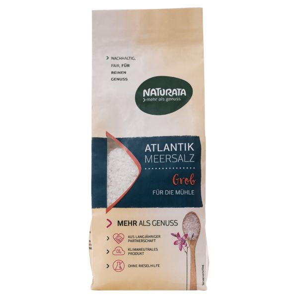 Naturata Atlantik Meersalz grob, 500g