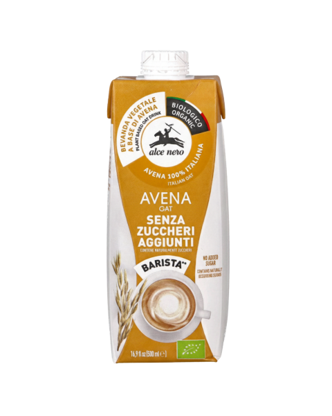Alce Nero Bio Pflanzliches Getränk Barista auf Hafer-Basis, 500 ml