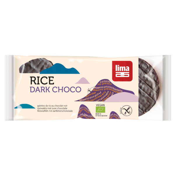 Lima Bio Reiswaffeln mit Schokolade
