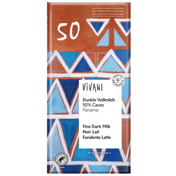 Vivani Bio Dunkle Vollmilch 50% Cacao