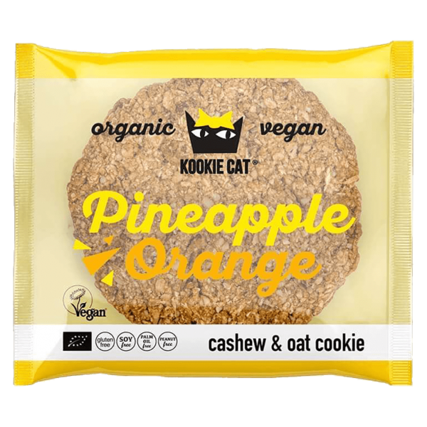 Kookie Cat Bio Ananas-Orange Cookie