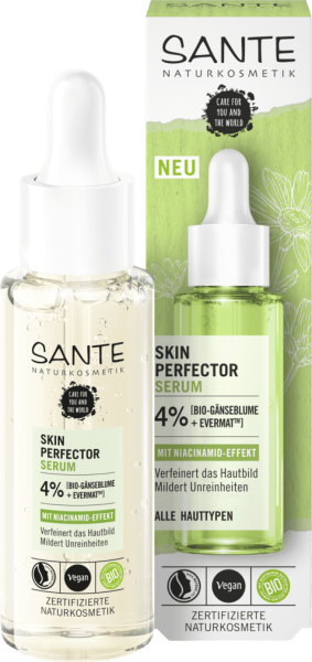 Sante Naturkosmetik Skin Perfector Serum mit Niacinamid-Effekt