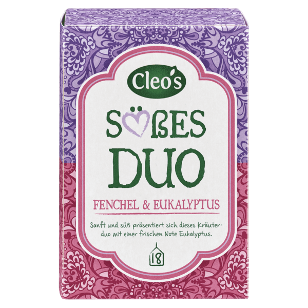 Cleo&#039;s Bio Süßes Duo Tee MHD 31.10.2023