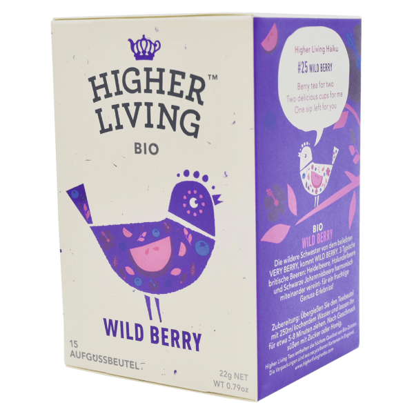 Higher Living Bio Wild Berry, 15Btl
