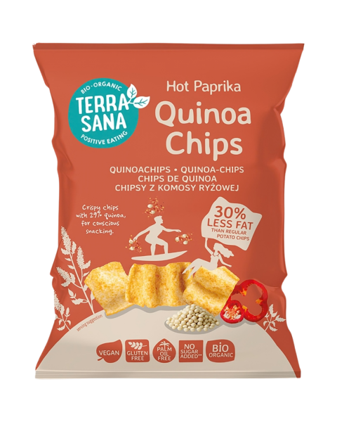 TerraSana Bio Quinoa Chips Hot Paprika