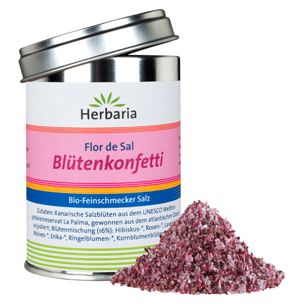 Herbaria Bio Blütenkonfetti Flor de Sal 60g