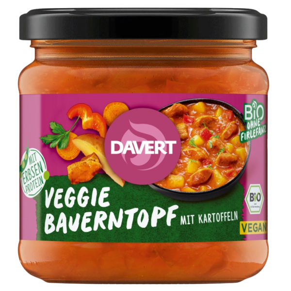 Davert Bio Veggie Bauerntopf mit Kartoffeln 340g