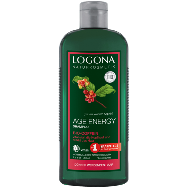 Logona Age Energy Shampoo Coffein, 250ml