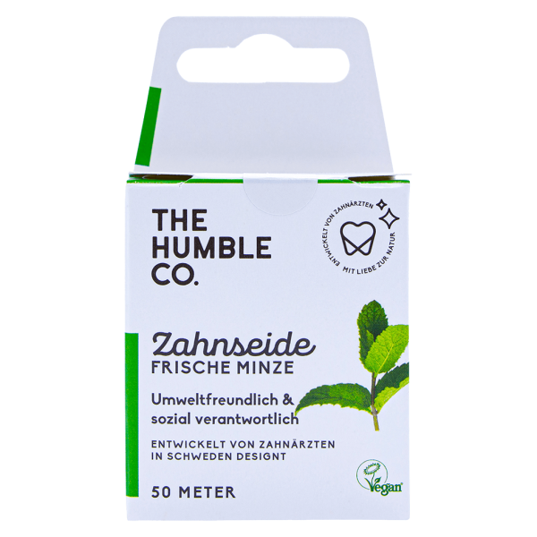 The Humble Co. Zahnseide Minze, 50 Meter