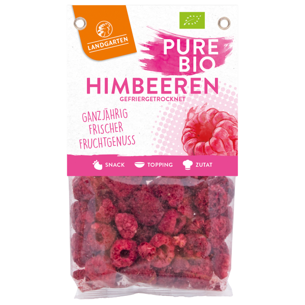 Landgarten Bio Himbeeren gefriergetrocknet, 20g