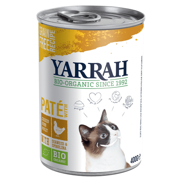 Yarrah Bio Katzenfutter Paté Huhn