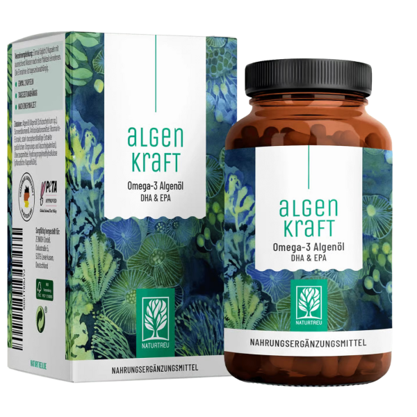 Naturtreu Algenkraft Omega-3 Algenöl