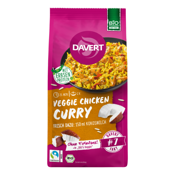 Davert Bio Veggie Chicken Curry