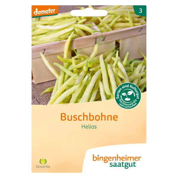 Bingenheimer Saatgut Bio Buschbohne, Helios