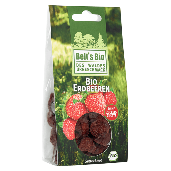 Belt&#039;s Bioprodukte Bio Erdbeeren, getrocknet