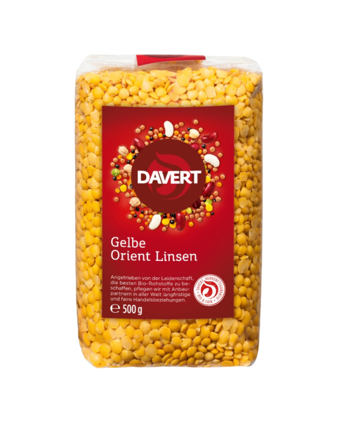Davert Bio Gelbe Orient Linsen