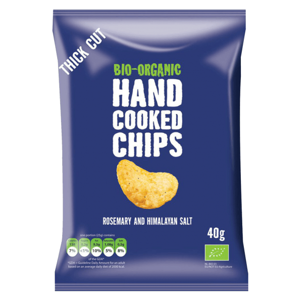 Trafo  Bio Handcooked Chips Rosemary &amp; Himalaya Salt MHD 02.05.2024