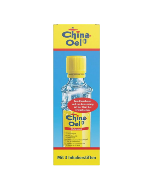 Hübner China-Oel® 100 ml mit 3 Inhalatoren
