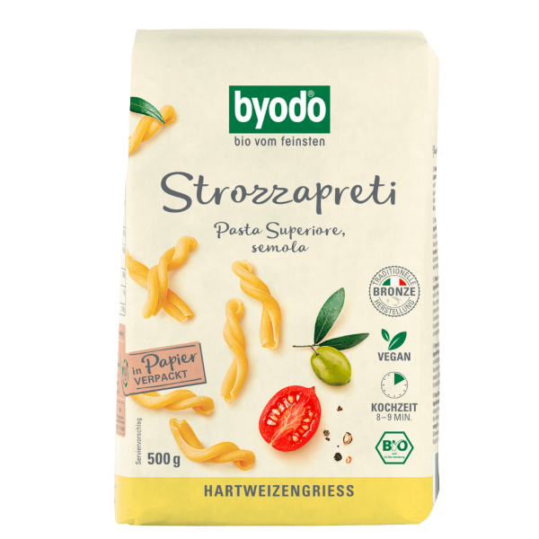 byodo Bio Strozzapreti 500 gr Packung -hell-