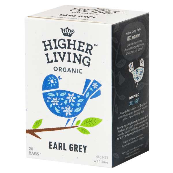 Higher Living Bio Earl Grey, 20Btl