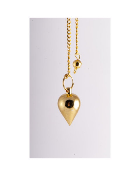 Berk Tropfenpendel, Messing vergoldet