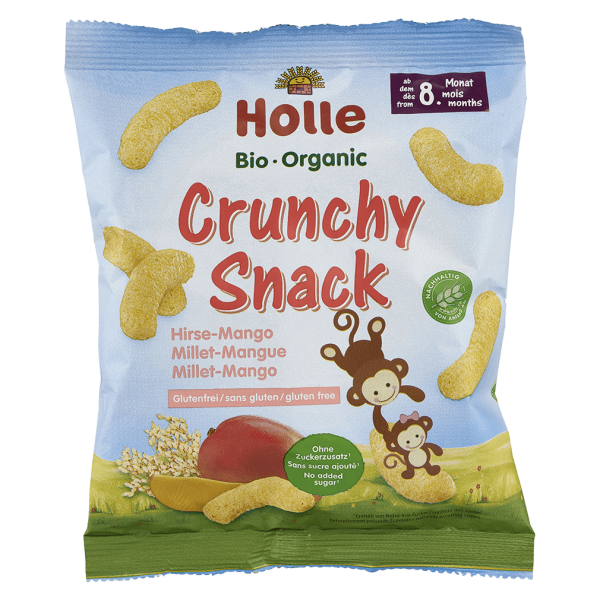 Holle Bio Crunchy Snack Hirse Mango