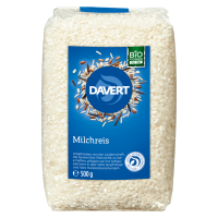 Davert Bio Milchreis, rund, weiß Davert Bio Milchreis, rund, weiß