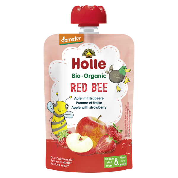 Holle Bio Red Bee, Apfel Erdbeere